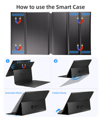 Soporte para cubierta de monitor portátil: compatible con la cubierta inteligente YN02D