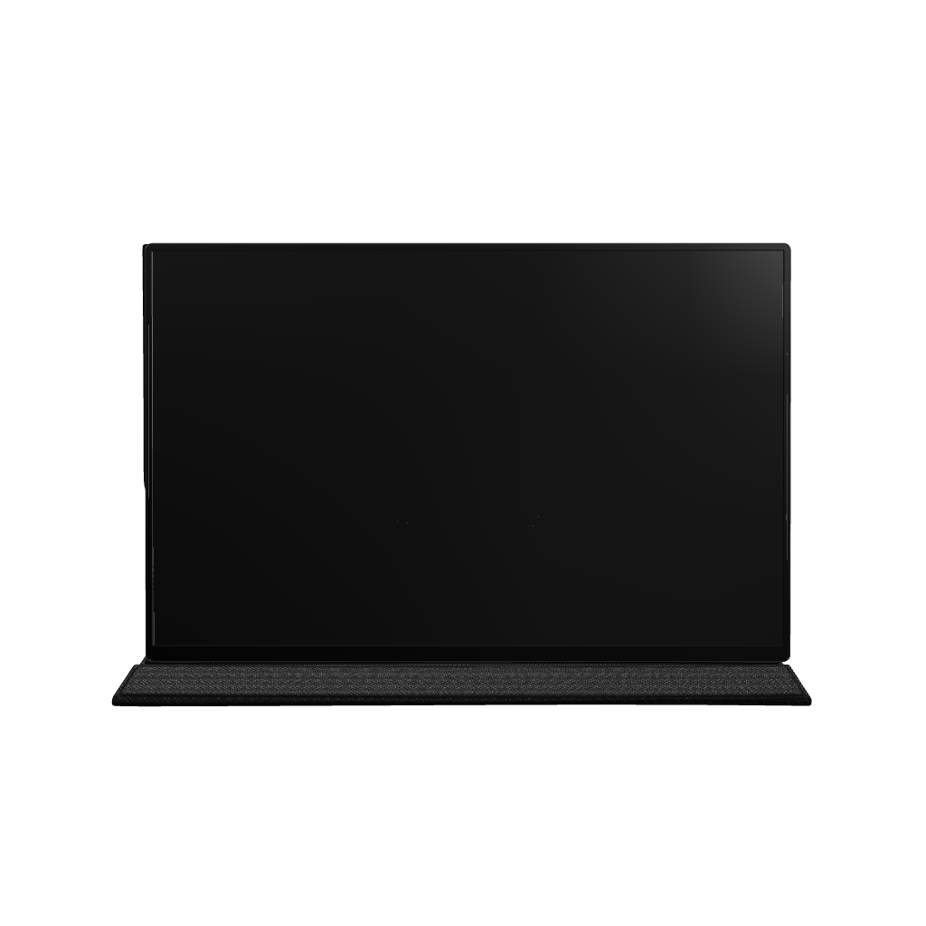 Monitor portátil grande FHD 16:9 de 18,5 pulgadas (negro) 